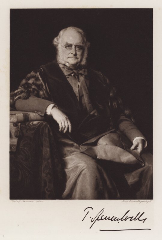 Sir Thomas Spencer Wells (litho) av Rudolf Lehmann