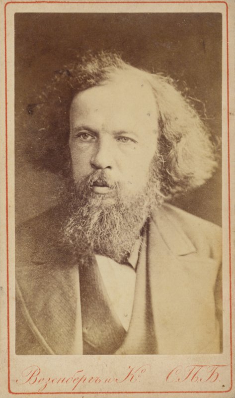 Dmitri Mendeleev, rysk kemist av Russian Photographer