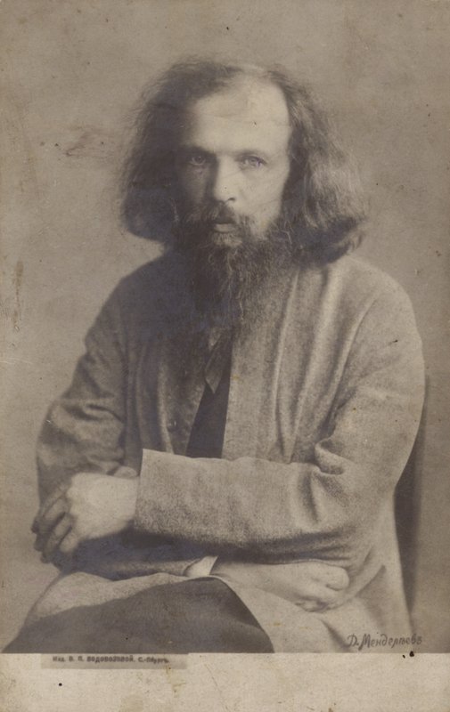 Dmitri Mendeleev, rysk kemist av Russian Photographer