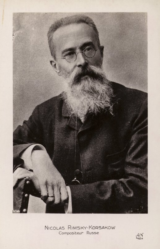 Nikolai Rimsky-Korsakov, rysk kompositör av Russian Photographer