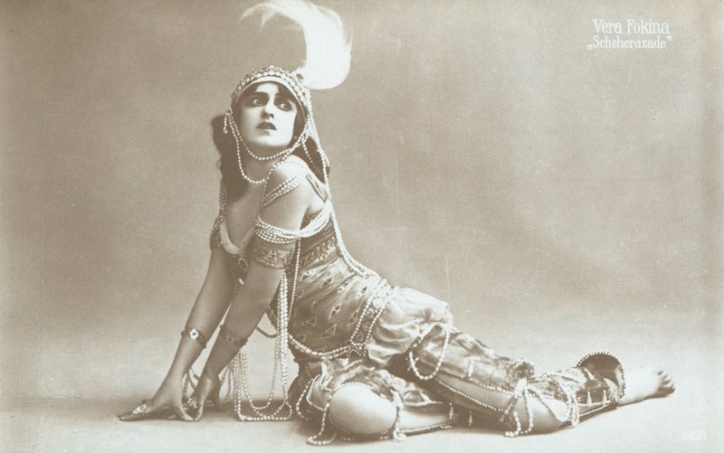 Vera Fokina i Scheherazade av Russian Photographer