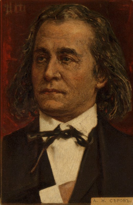 Porträtt av Anton Rubinstein av Russian School