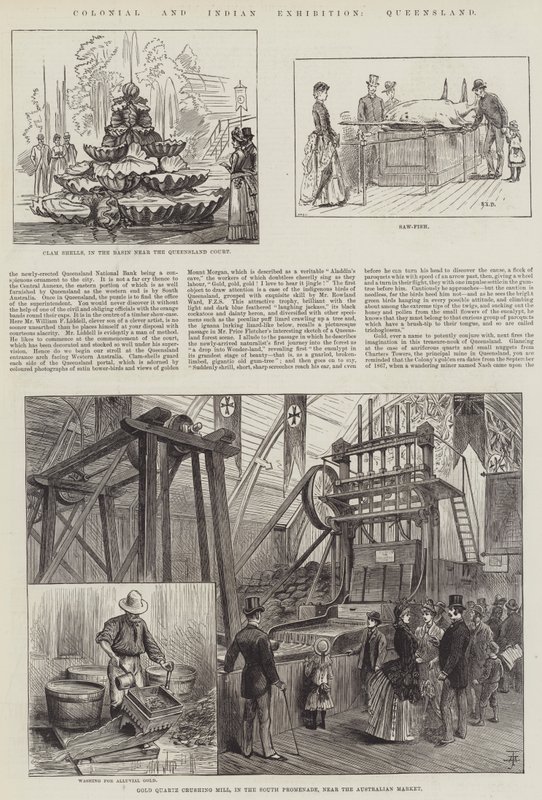 Colonial and Indian Exhibition, Queensland av S.T. Dadd