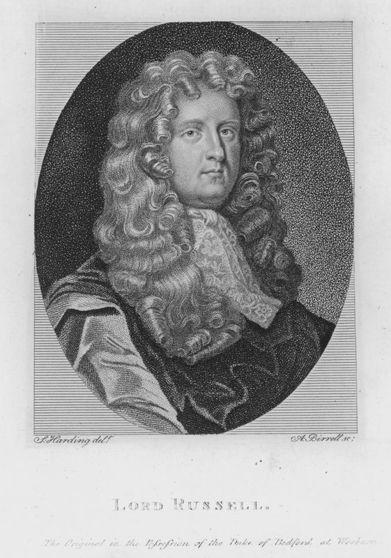 Lord Russell (gravyr) av S. (after) Harding