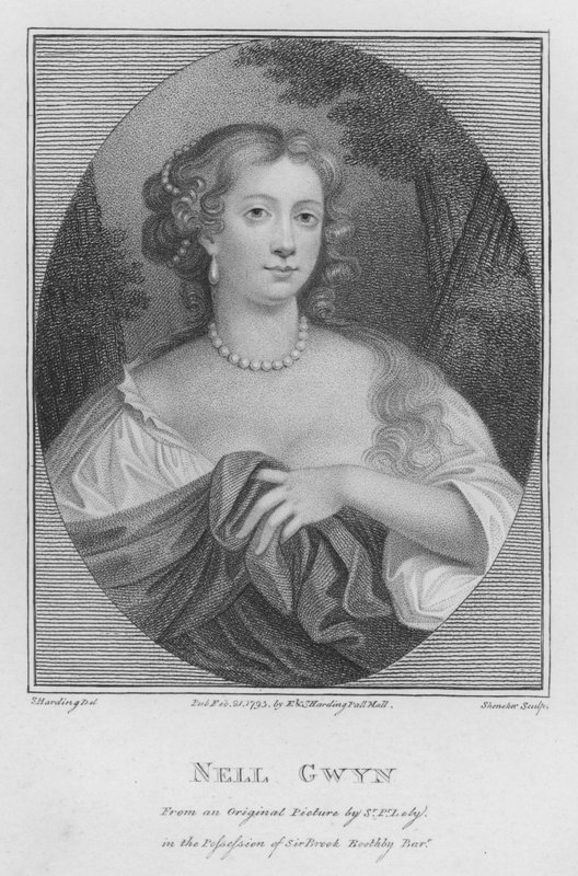 Nell Gwyn (gravyr) av S. (after) Harding
