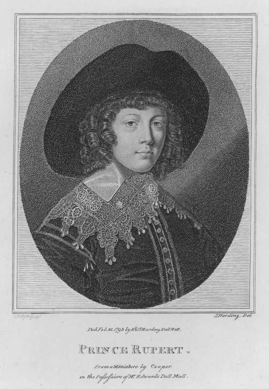 Prins Rupert (gravyr) av S. (after) Harding