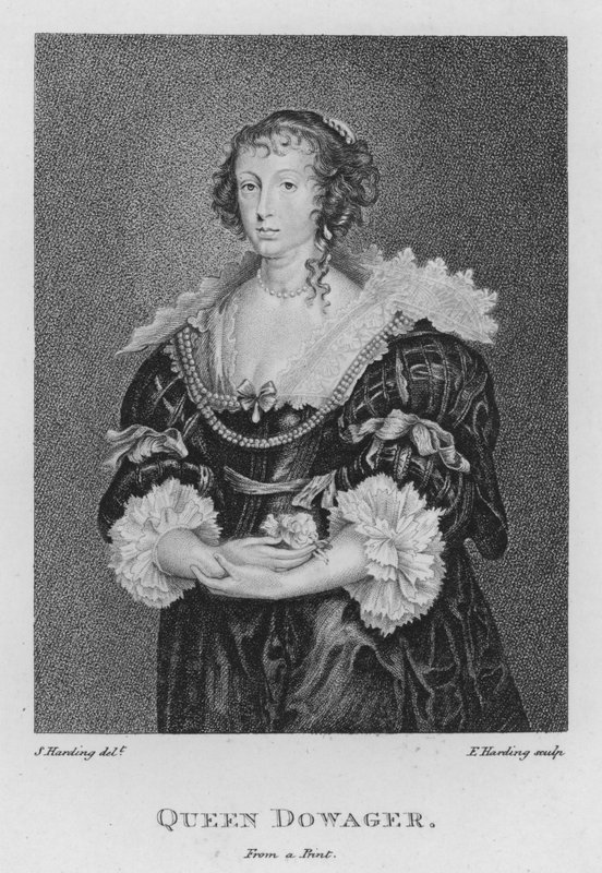 Queen Dowager (gravyr) av S. (after) Harding