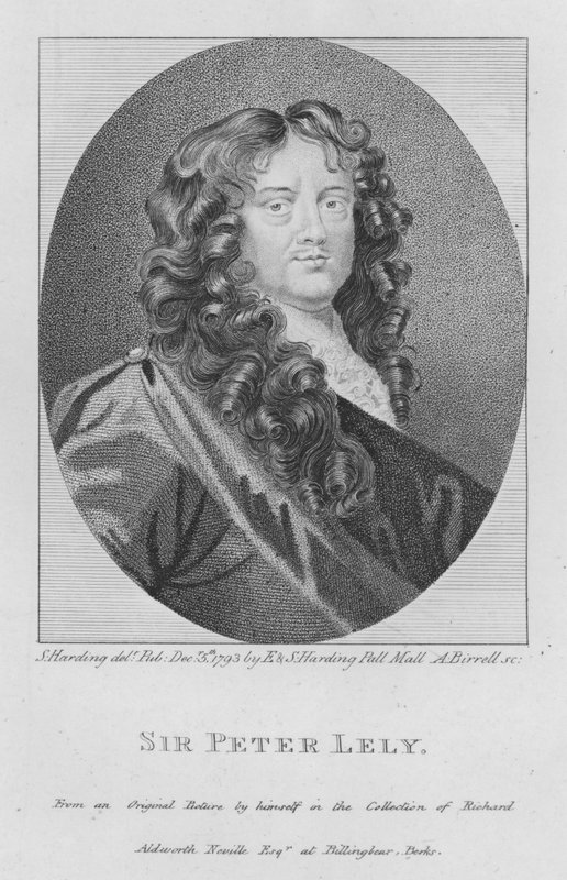 Sir Peter Lely (gravyr) av S. (after) Harding