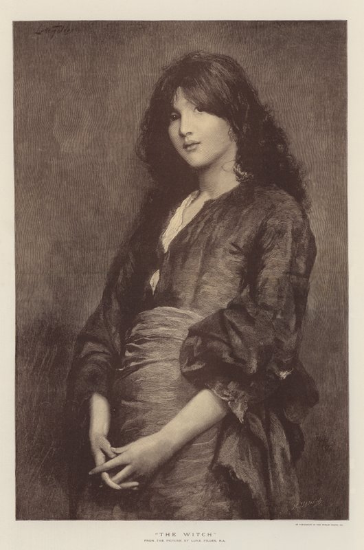 Häxan av Samuel Luke Fildes