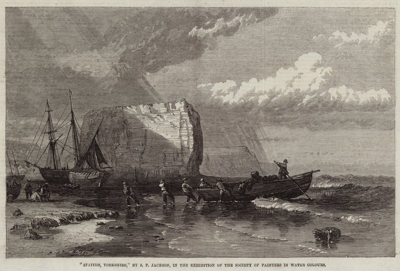 Staithes, Yorkshire av Samuel Phillips Jackson