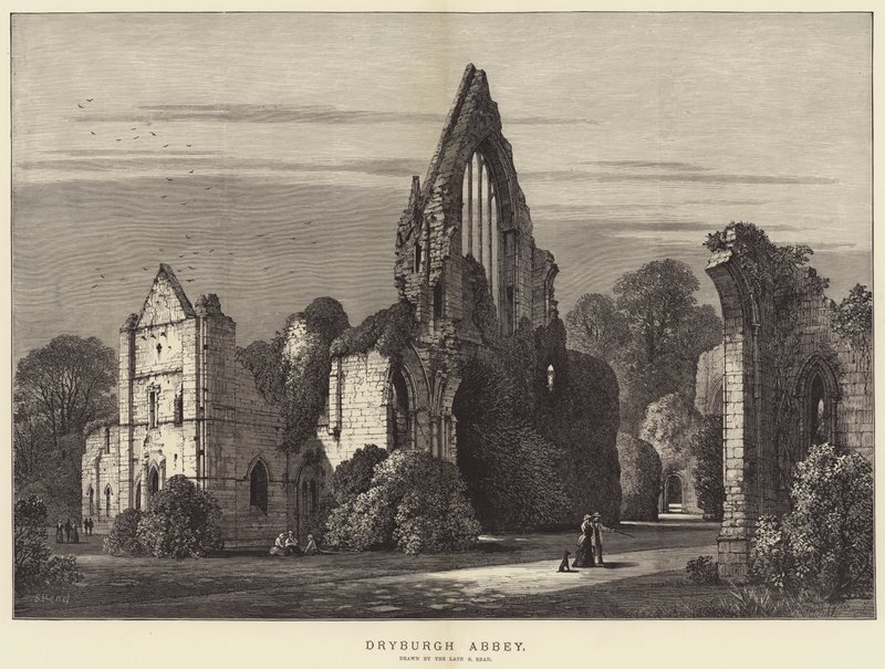 Dryburgh Abbey av Samuel Read
