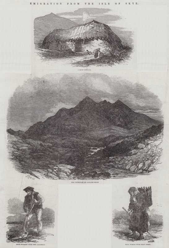 Utvandring från Isle of Skye av Samuel Read