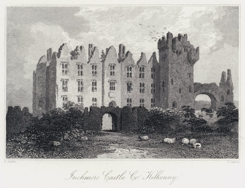 Inchmore Castle, Co Kilkenny (gravyr) av Samuel (after) Austin