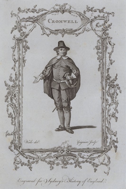 Cromwell (gravyr) av Samuel (after) Wale