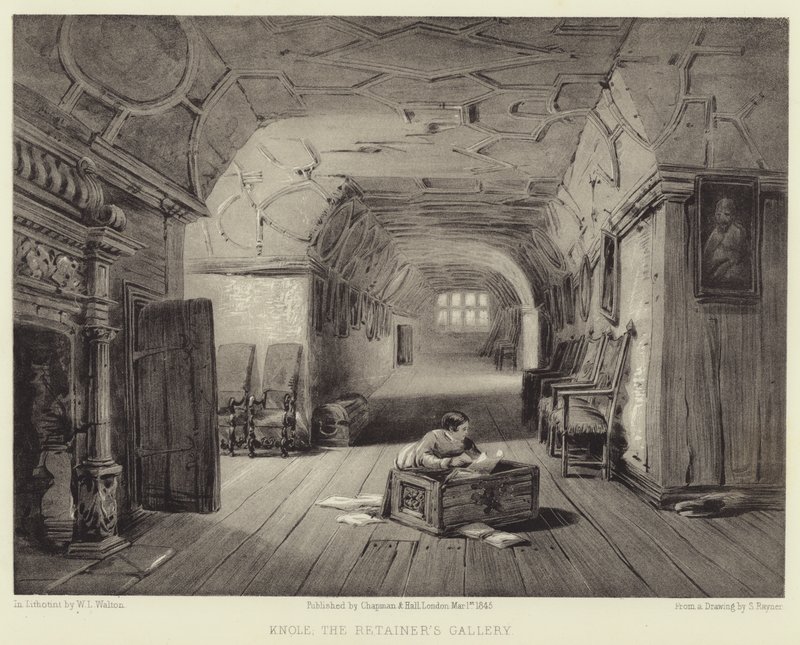 Knole, The Retainers Gallery av Samuel A. Rayner