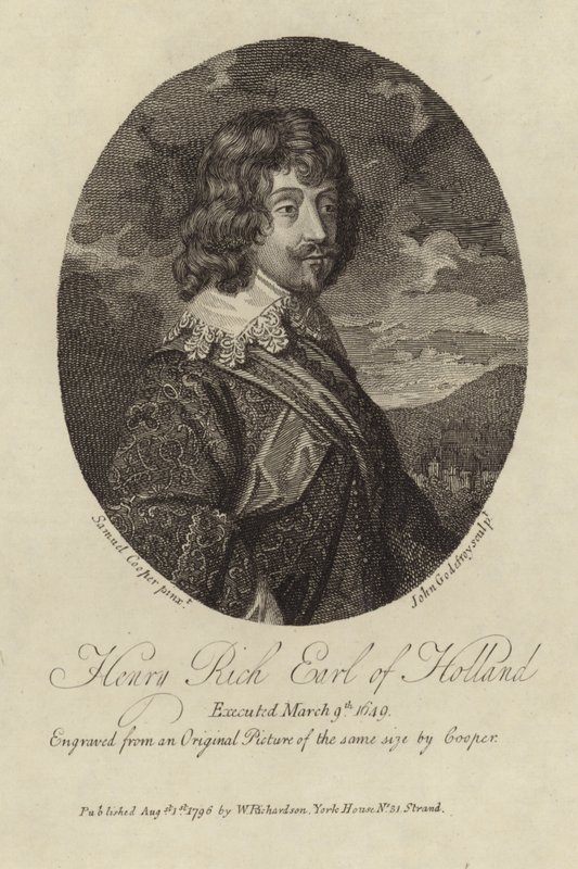 Henry Rich Earl av Holland av Samuel Cooper
