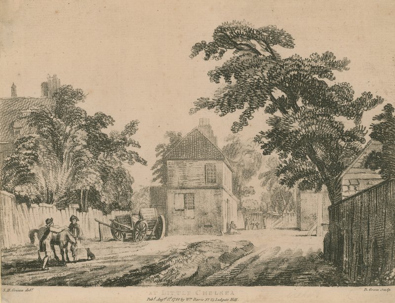 På Lilla Chelsea av Samuel Hieronymous Grimm