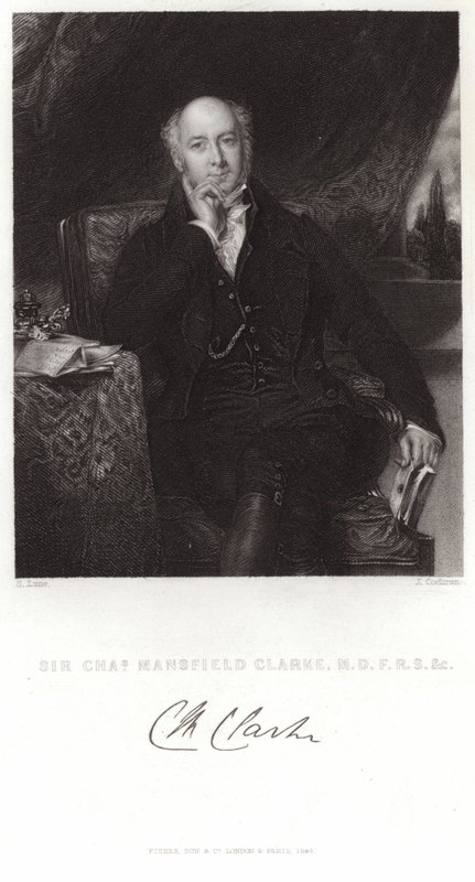 Porträtt av Sir Charles Mansfield Clarke av Samuel Lane