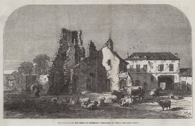 Hougoumont, på Field of Waterloo av Samuel Read