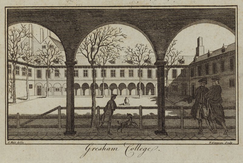 Gresham College i London av Samuel Wale