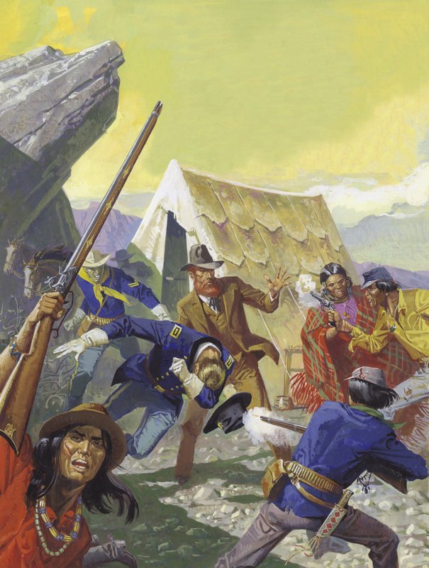 Modoc-indianerna av Severino Baraldi