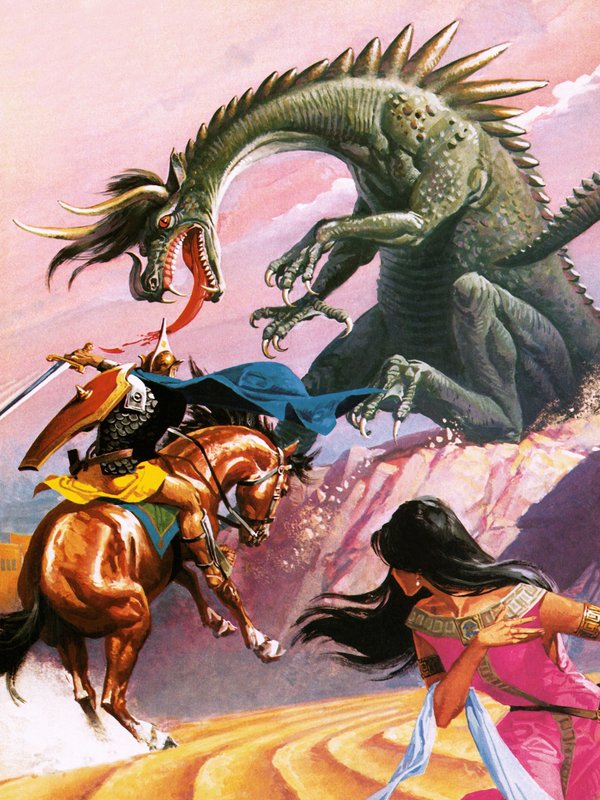 St George och draken av Severino Baraldi