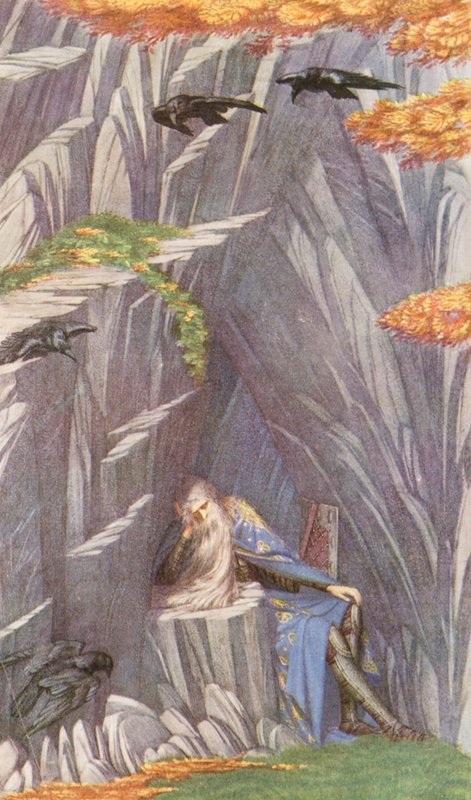 Den gyllene legenden: Barbarossa (färglitografi) av Sidney Meteyard