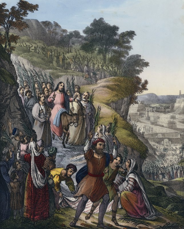 Kristi triumferande intåg i Jerusalem av Siegfried Detler Bendixen