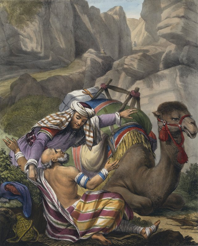 Den barmhärtiga samariten av Siegfried Detler Bendixen