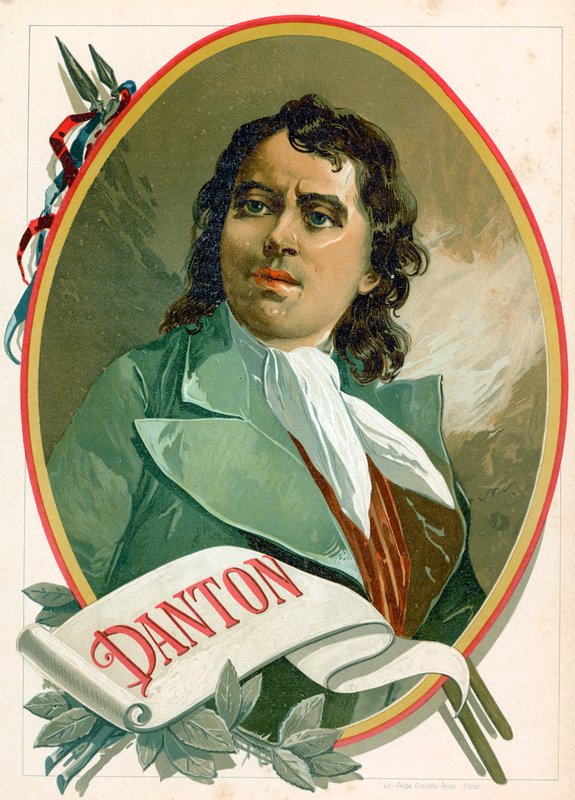 Georges danton av Spanish School