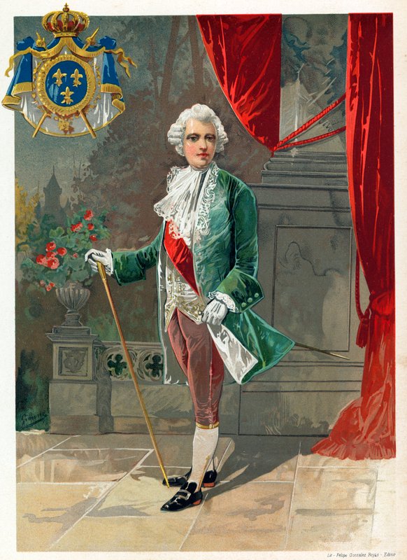 Tupu Louis XV o Franceswed av Spanish School