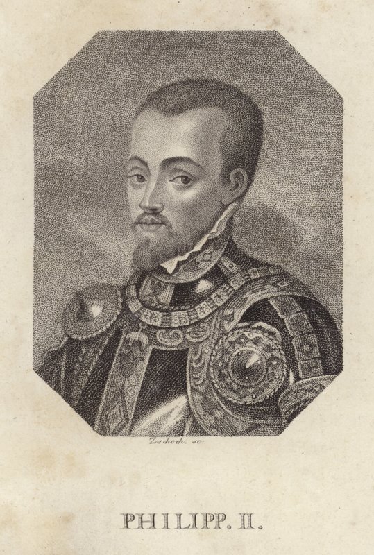 Filip II, kung av Spanien av Spanish School