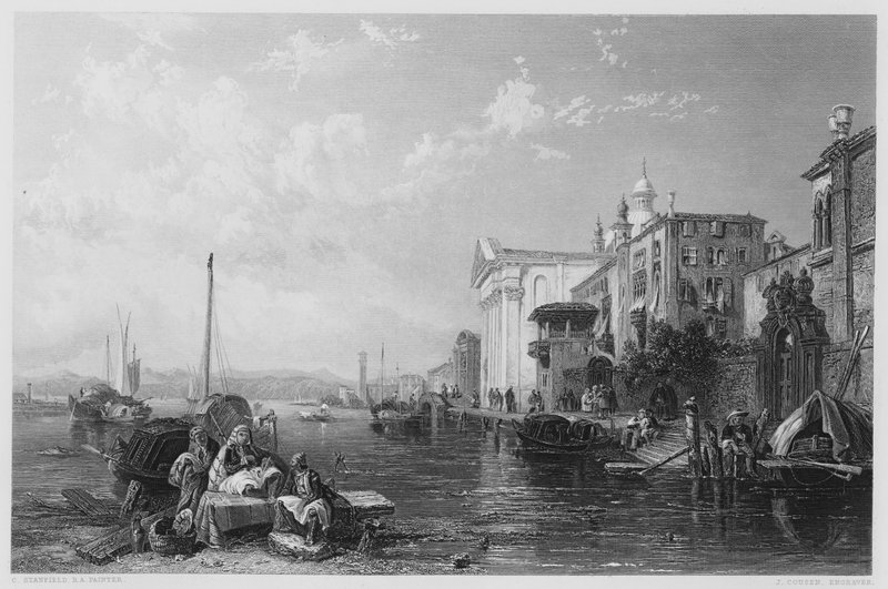 Venedig, från bilden i Vernon Gallery av Stanfield