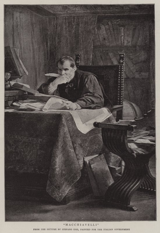 Machiavelli av Stefano Ussi