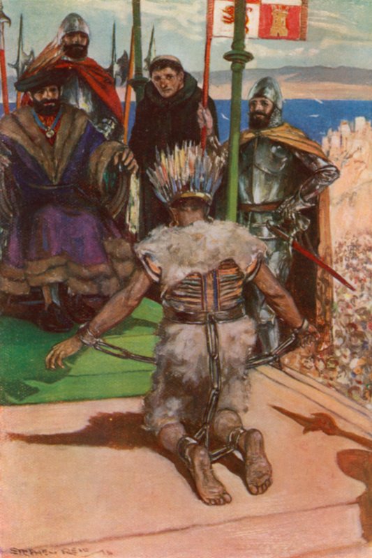 Montezuma före Cortes av Stephen Reid
