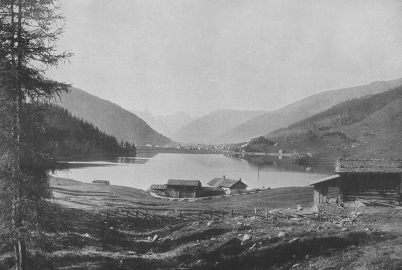 Lake Davos (s/v bild) av Swiss Photographer