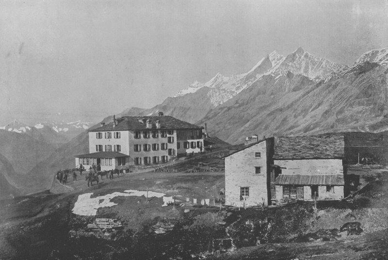 Ryffelberg et les Mischabel (s/v foto) av Swiss Photographer