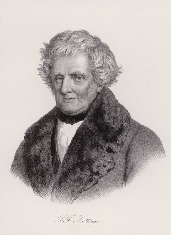 Johann Jakob Hottinger, schweizisk historiker (gravyr) av Swiss School