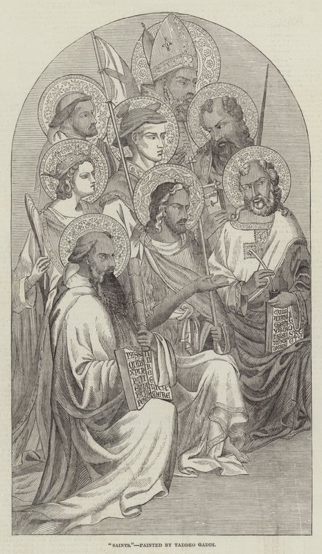 helgon av Taddeo Gaddi