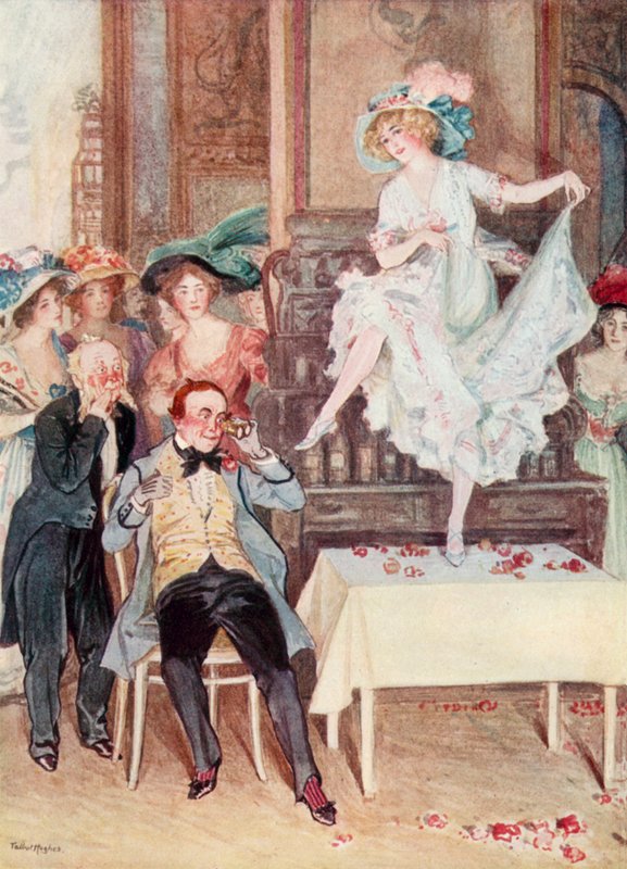 Den glada änkan: På nattvardsfesten av Talbot Hughes