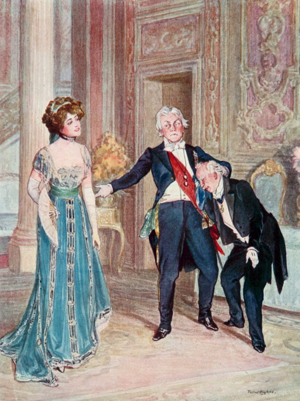 The Merry Widow: Novikovitch rådfrågar Popoffs av Talbot Hughes
