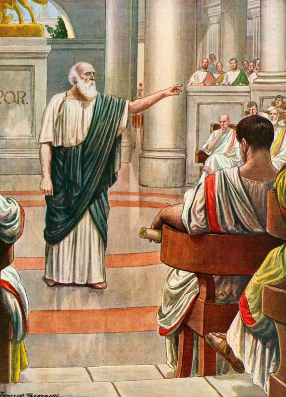 Appius Claudiusswed av Tancredi Scarpelli
