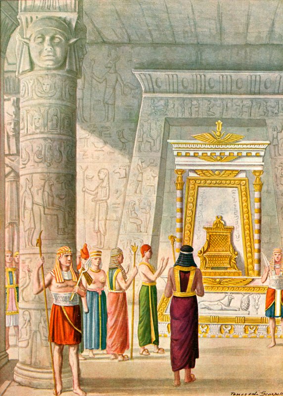 Egypten - Templets väktare av Tancredi Scarpelli