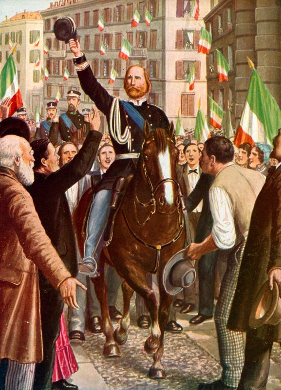 Garibaldis triumferande marsch av Tancredi Scarpelli
