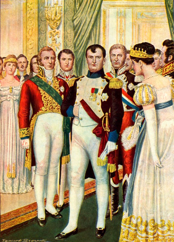 Napoleon vid hovet av Tancredi Scarpelli