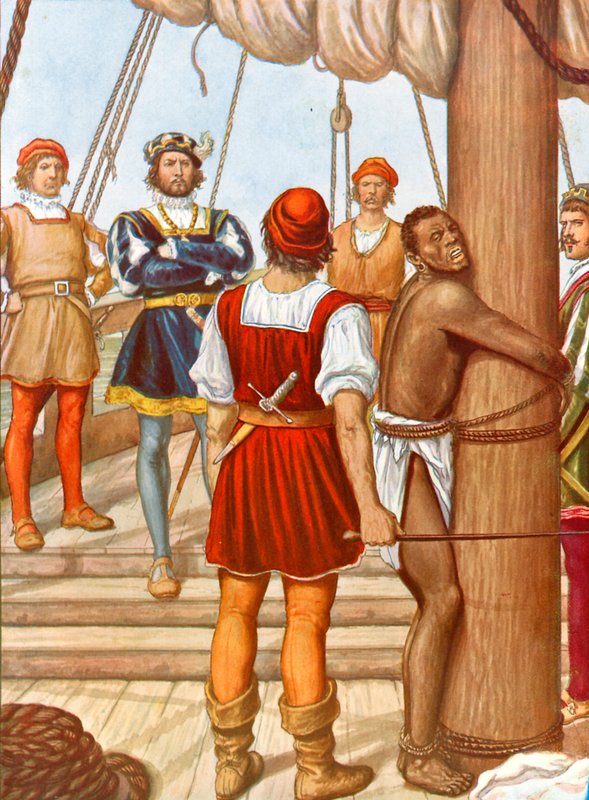 Vasco de Gama piska en förrädare av Tancredi Scarpelli