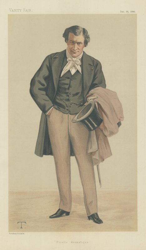 Victorien Sardou (farve litho) swed av Theobald Chartran