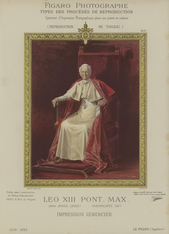 Påven Leo XIII av Theobald after Chartran