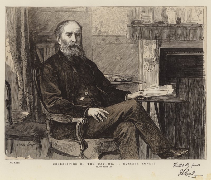 Dagens kändisar, Mr J Russell Lowell av Theodore Blake Wirgman
