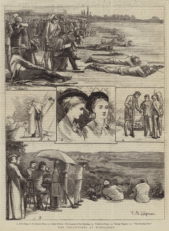 Volontärerna i Wimbledon av Theodore Blake Wirgman